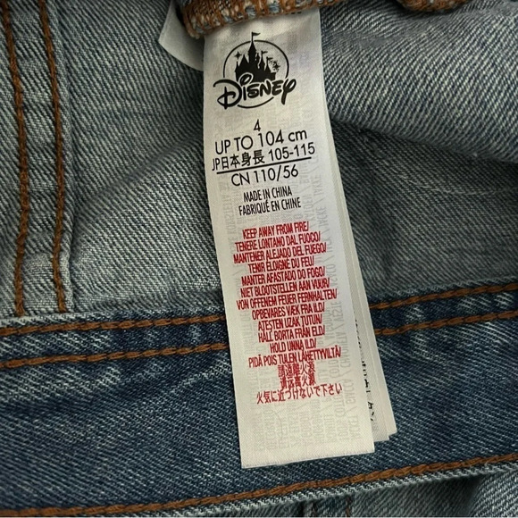 Disney Pixar Toy Story 4 Denim Jacket Girls Size 4 - Picture 4 of 12